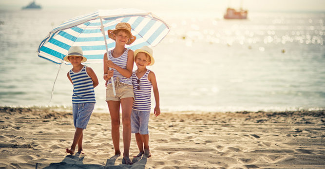 Vacation in the sun: protection for the whole family!